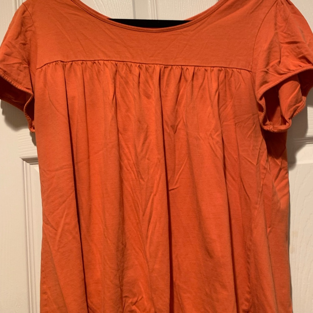 Ladies Orange Large Top